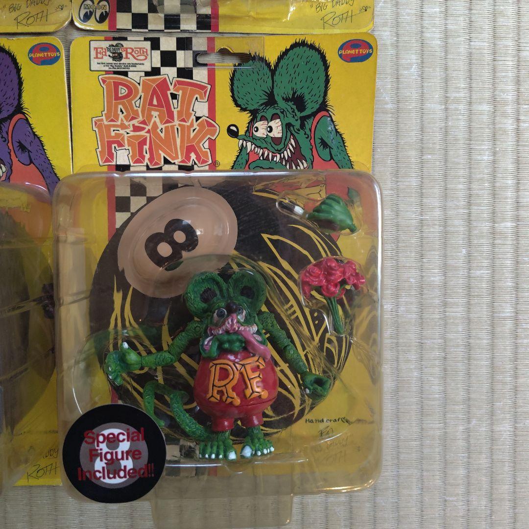 プラネットトイズ　ラットフィンク・アクションフィギュアシリーズ　4点セット