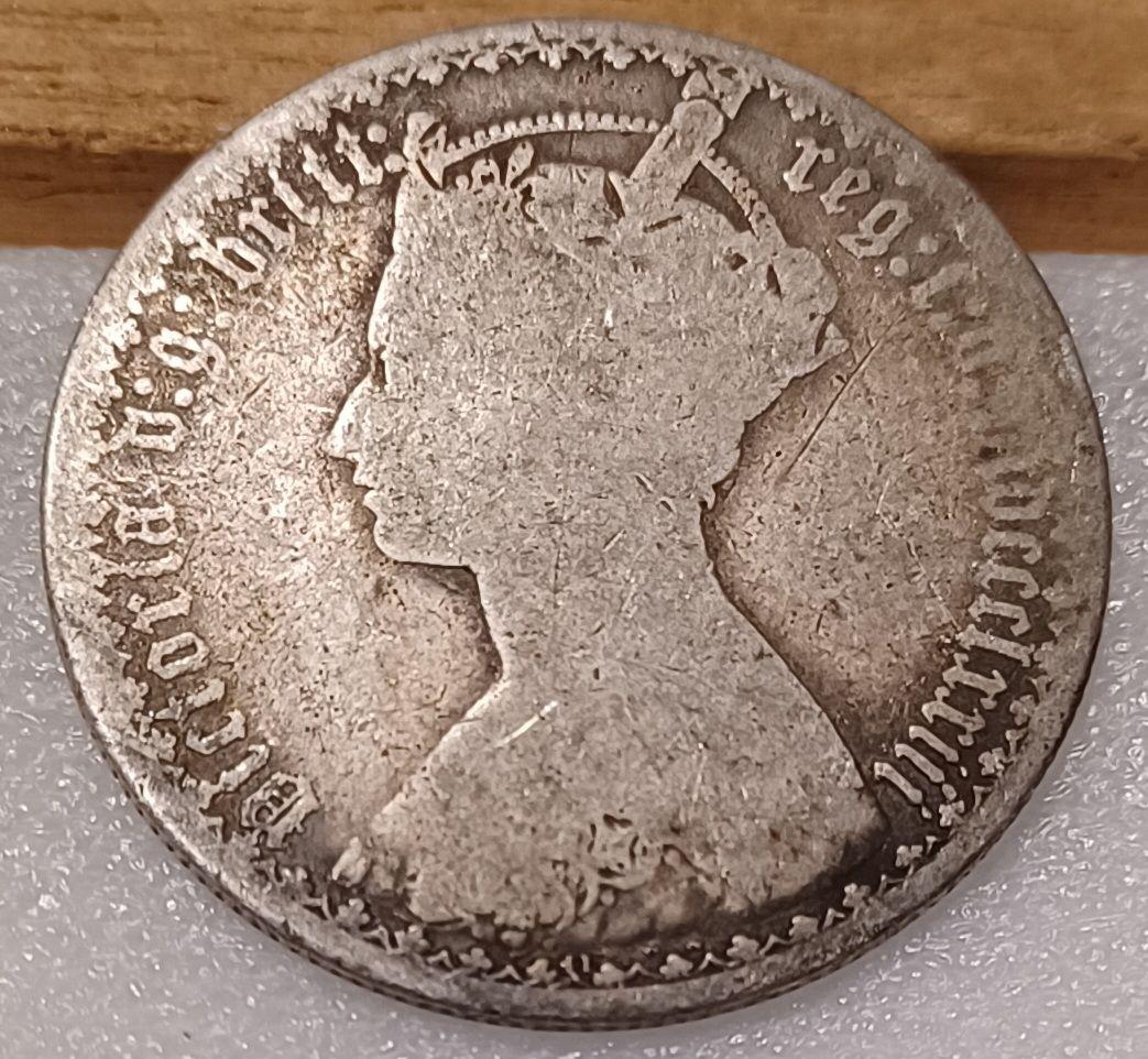 1873年(153年前) イギリス 1フローリン(ゴシックフローリン)銀貨