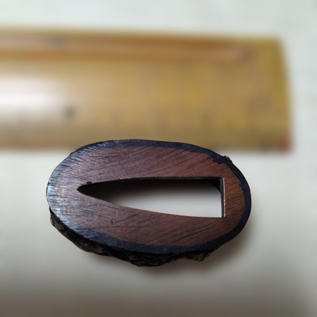 ヴィンテージ刀剣の縁金物と口金物