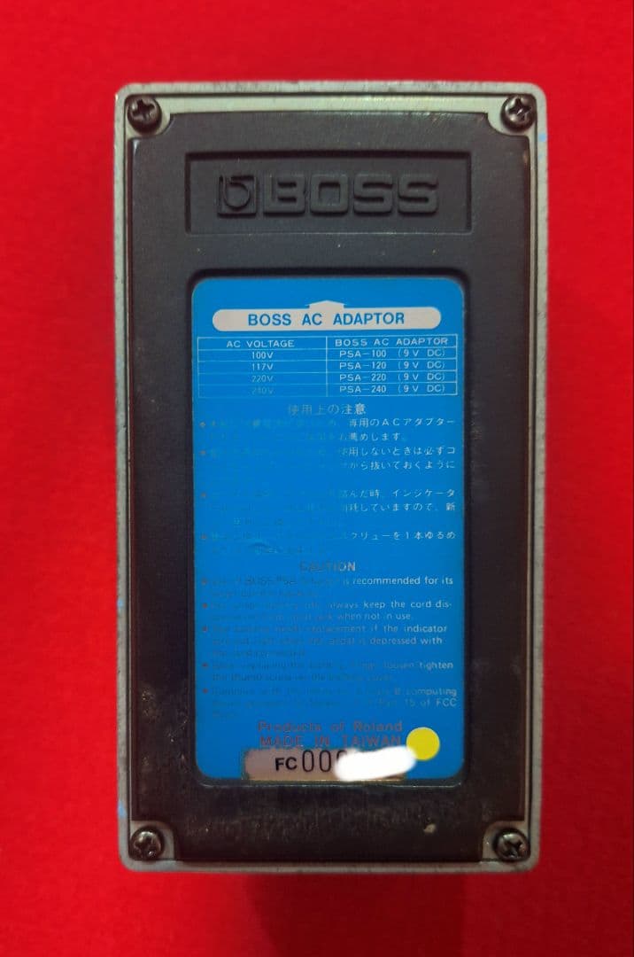 BOSS CH-1 SUPER Chorus 1990年製 青ラベル 台湾