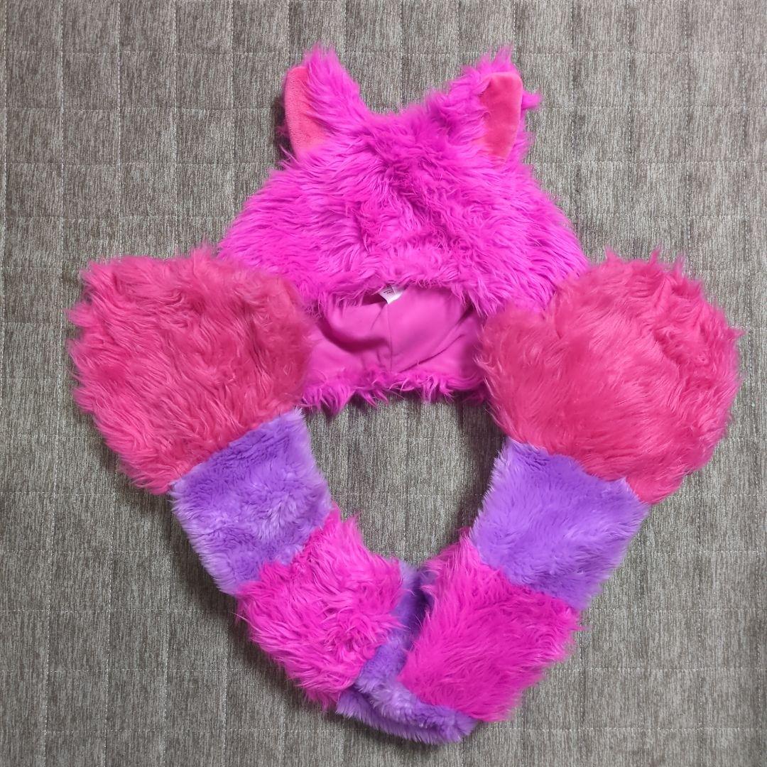 チェシャ猫　ファンキャップマフラー　ディズニーリゾート