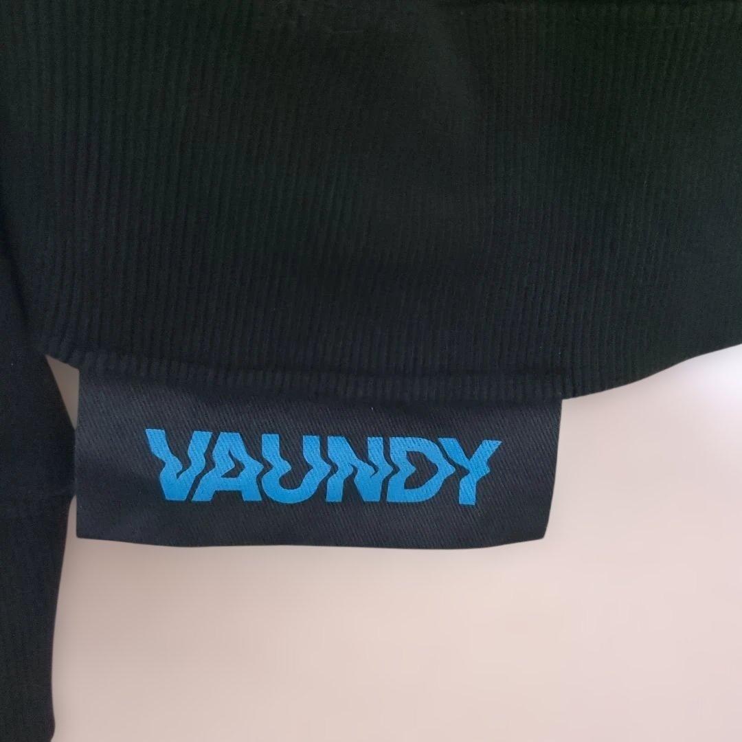 VAUNDY バウンディ 刺繍 ロゴ パーカー M 黒 グッズ