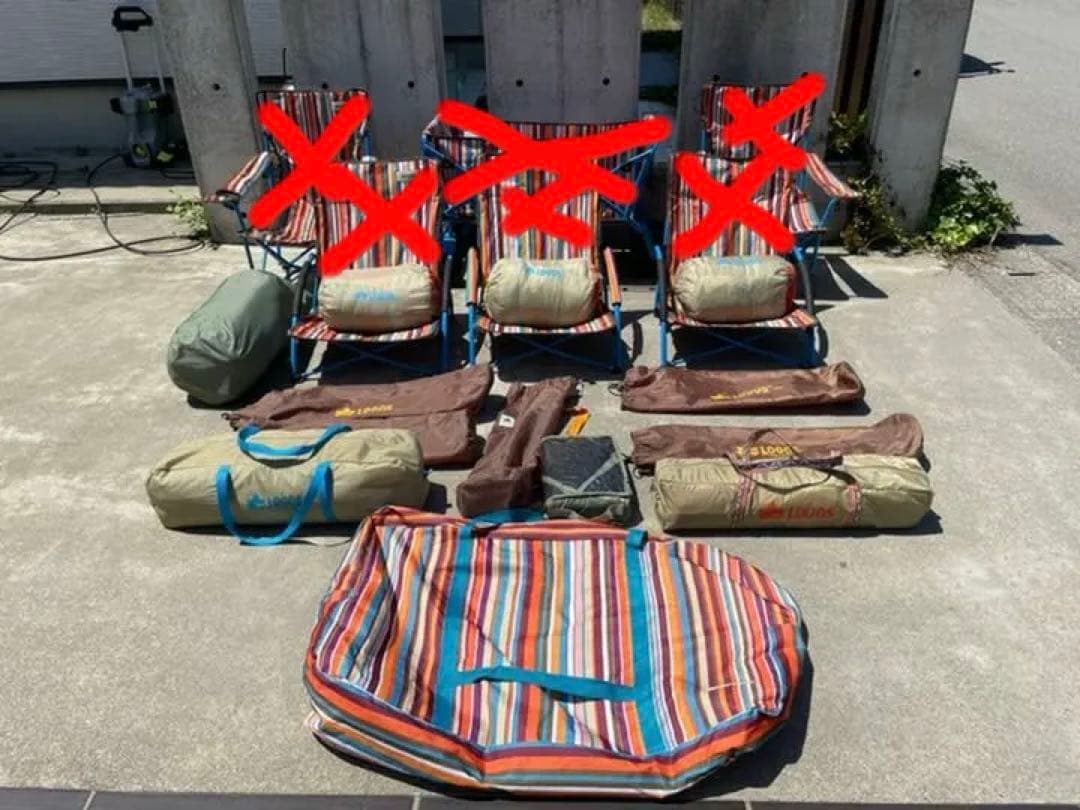 初心者キャンプ！ロゴス テントタープセット　LOGOS