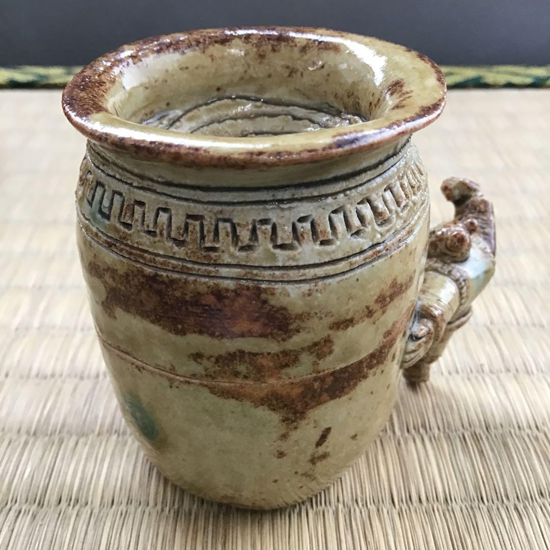 茶道具　香合　司馬温公香合　甫斉作　栞　共箱　S108KG