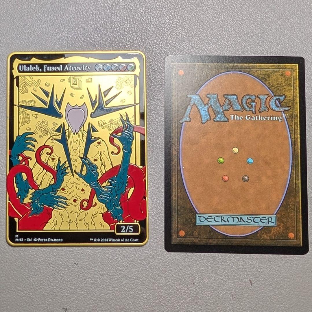 【未使用】MTG　Pinfinity　スリヴァーの首領　提示用　金属製