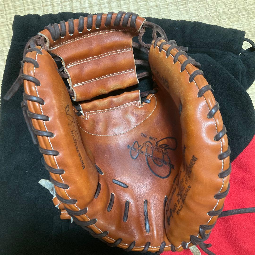 ハタケヤマオーダー硬式キャッチャーミット(ソフトボール用) 定価94000円