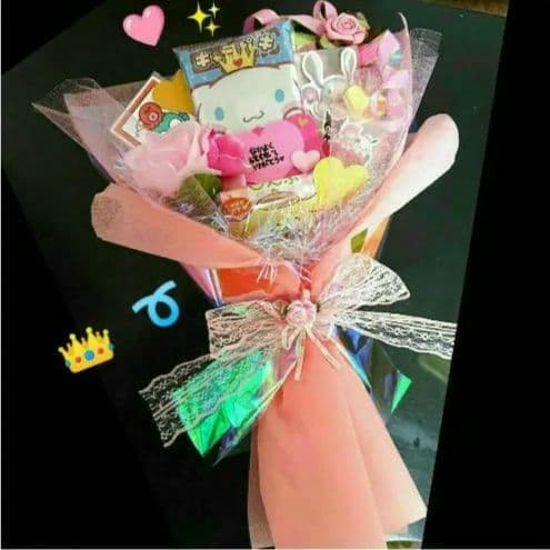 お菓子ブーケ 誕生日 発表会 結婚式 入学 リングガール シナモン プリンセス