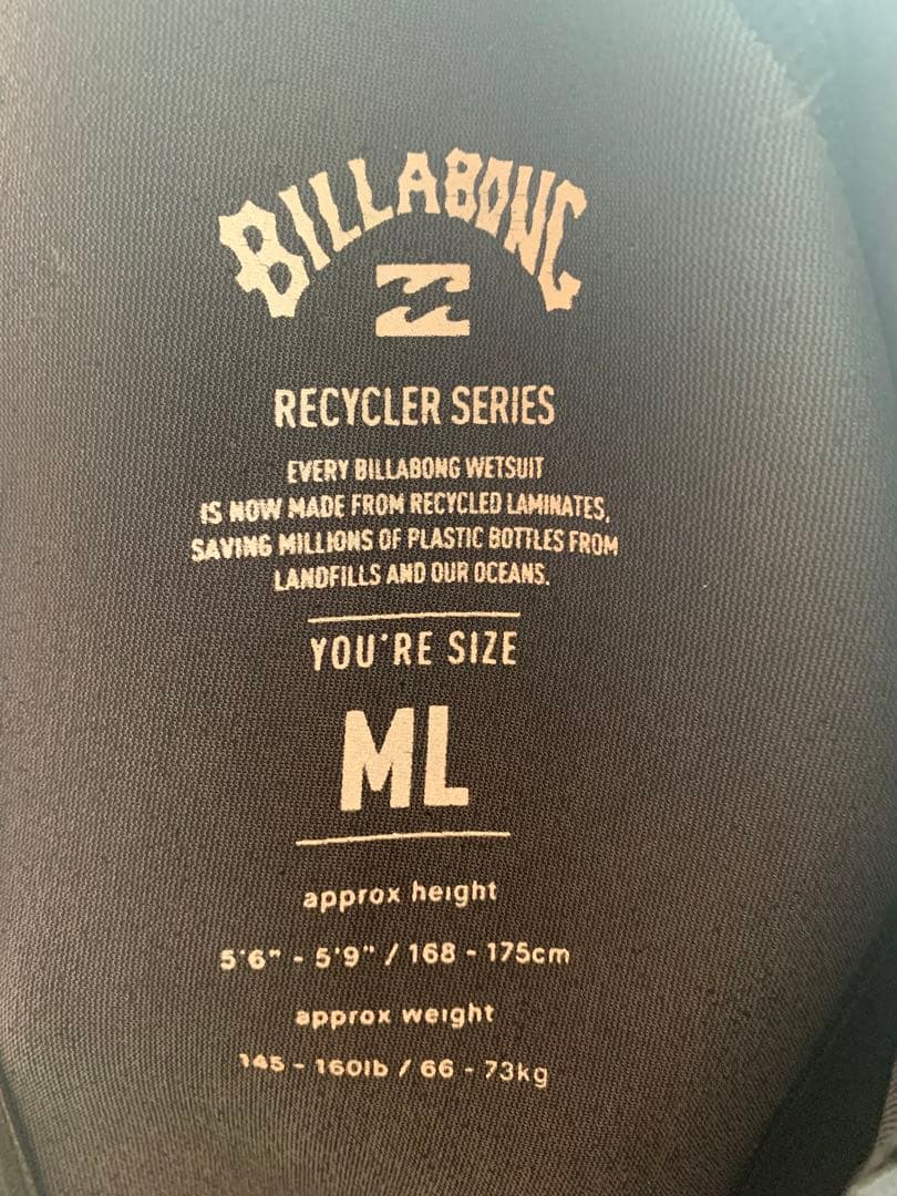 BILLABONG(ビラボン) ウェットスーツ ブラックウェットスーツ ML