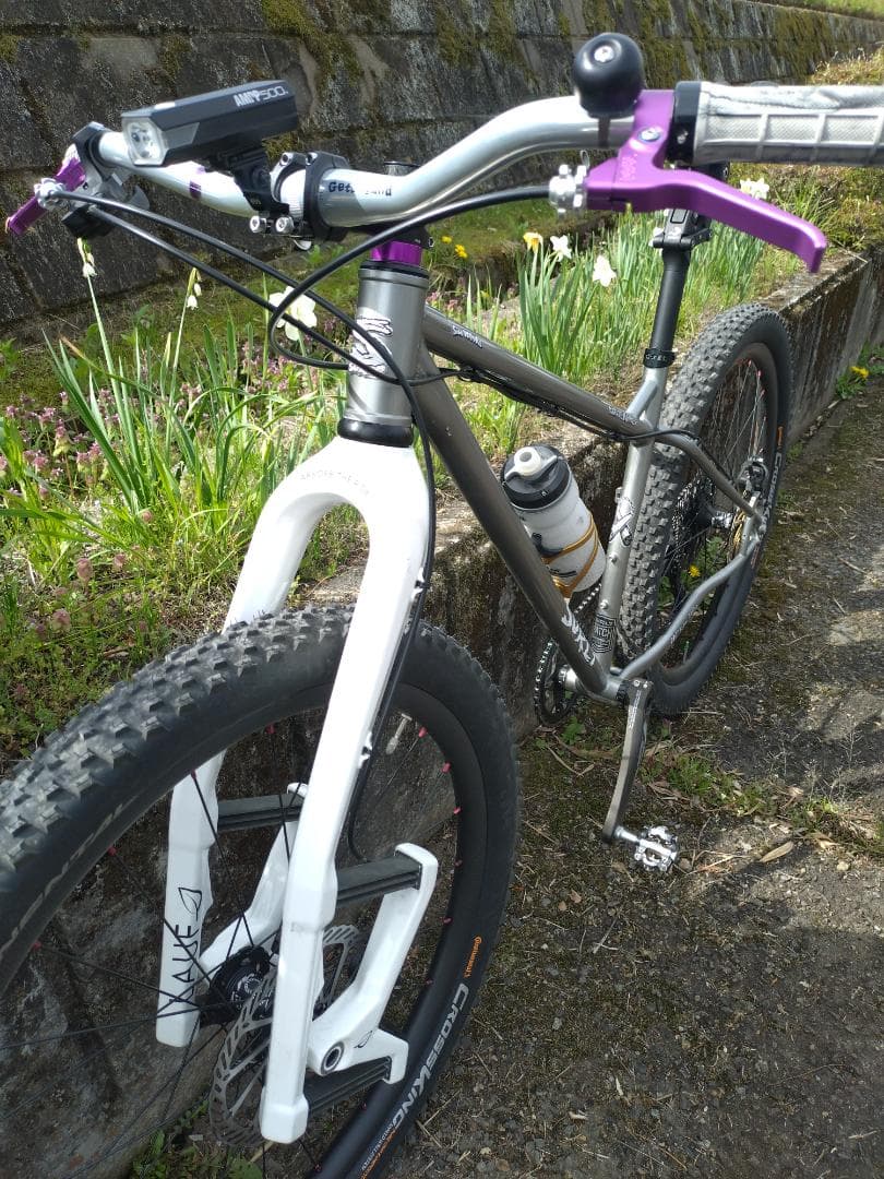 【激レア】LAUF カーボン板バネサスペンションフォーク