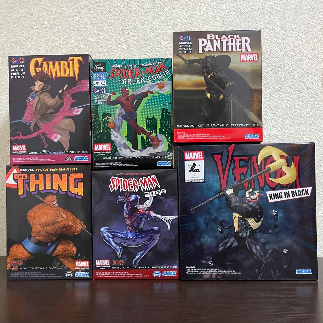 ヴェノム　ブラックパンサー　スパイダーマン　シング　ガンビット　フィギュア