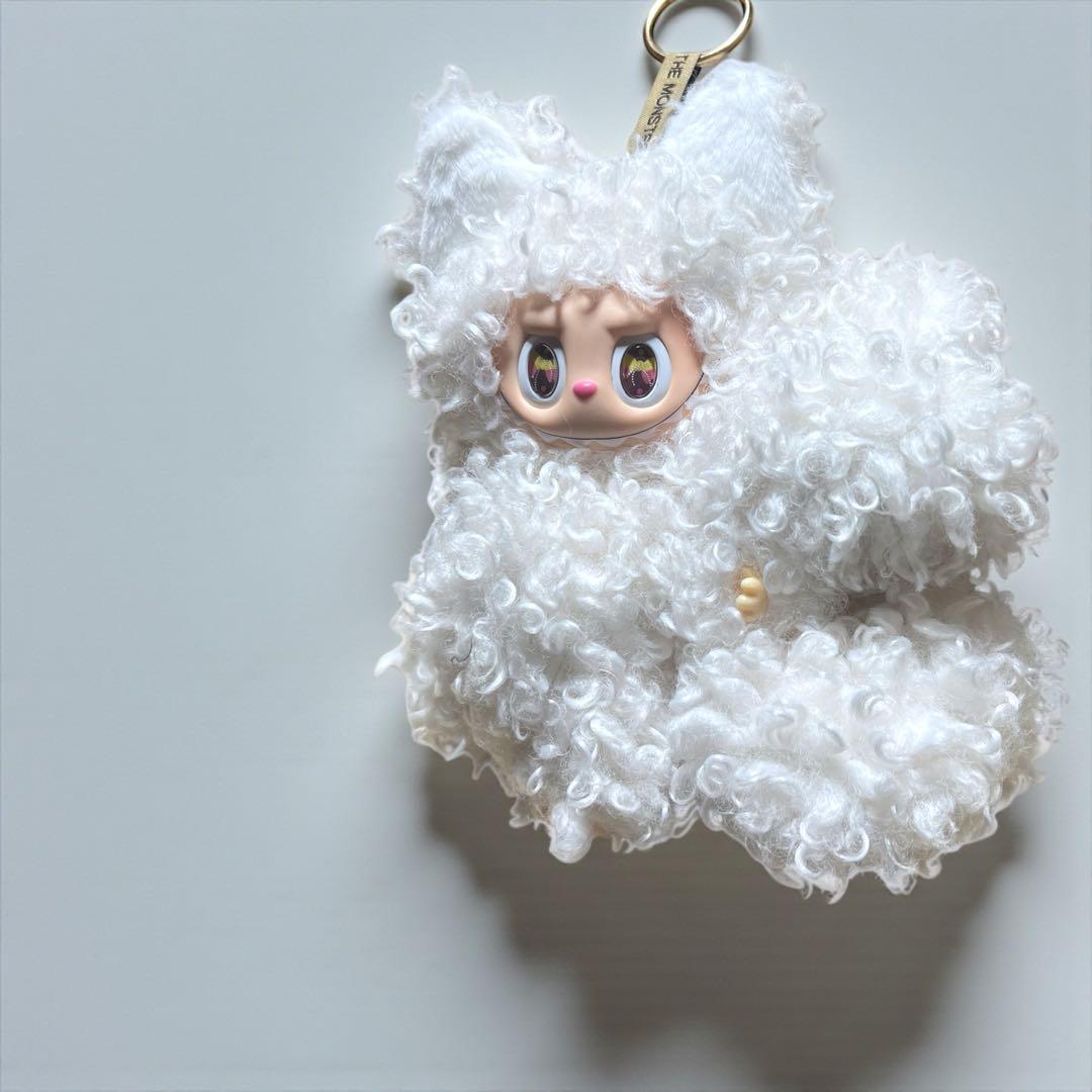 海外限定【レア】九尾 ZIMOMO ラブブ カールヘア ホワイト