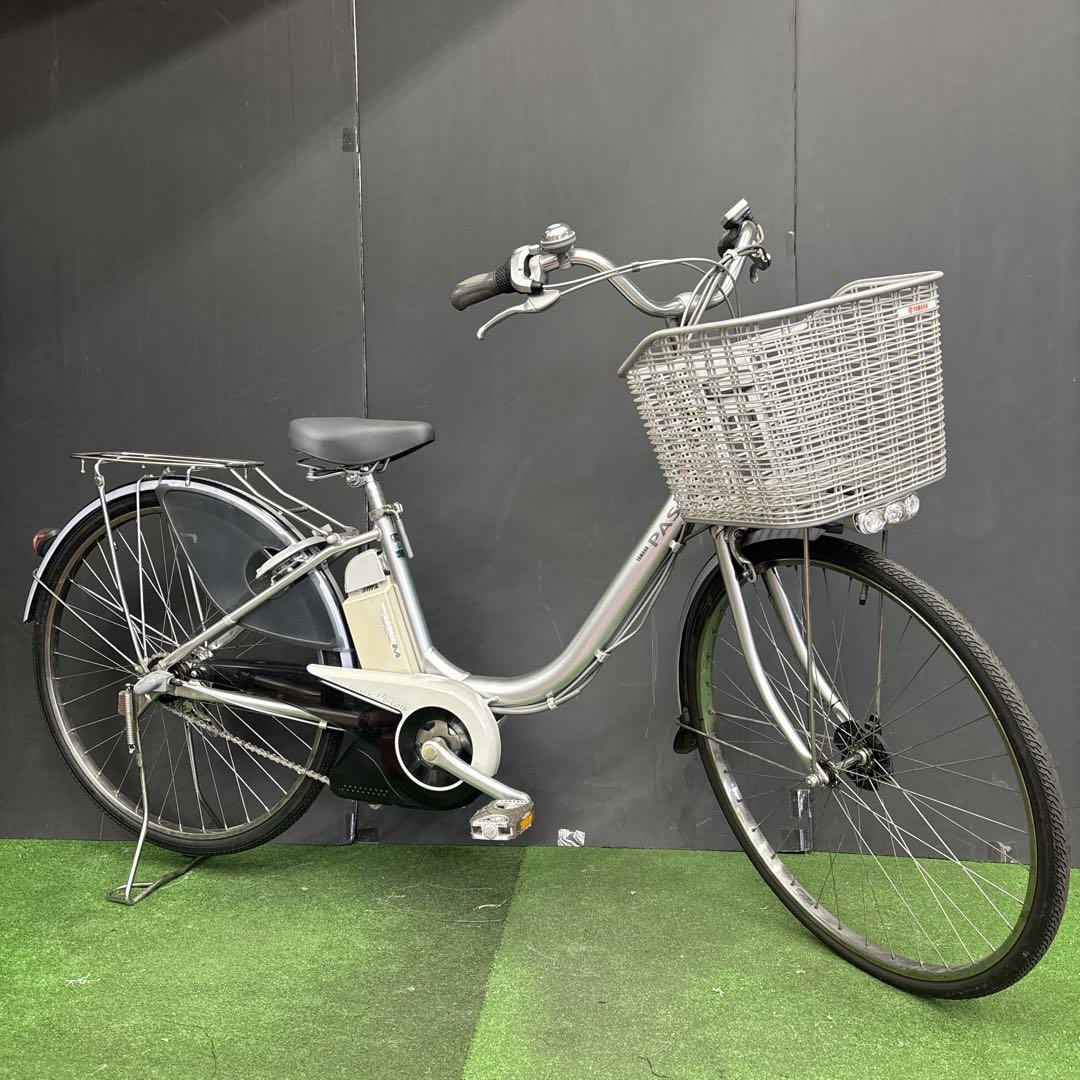 電動自転車 YAMAHA PAS Li-ion シルバー　44★
