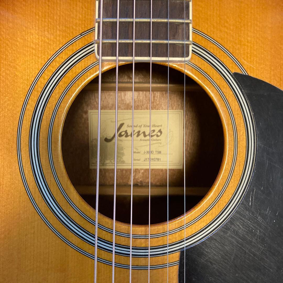 【値下しました】James アコースティックギター 本体&ソフトケース付き