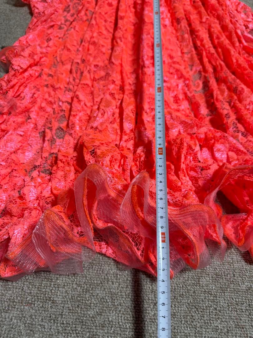 コーラルピンク ベリーダンス セットアップ