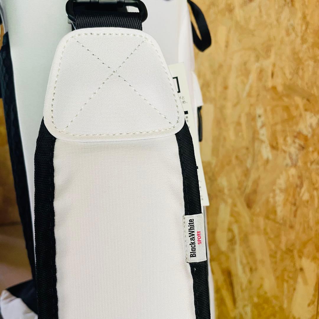 【新品】B&W スタンドゴルフバッグ ホワイト