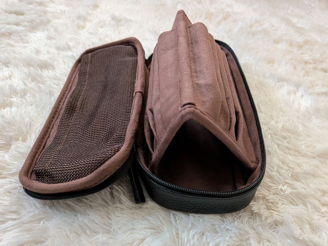 SEASAR OctFold ペンケース エンボスレザー ブラック