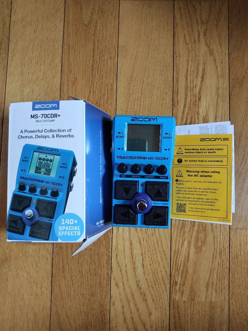 ほぼ未使用品 ZOOM MS-70CDR+ エフェクター マルチエフェクター