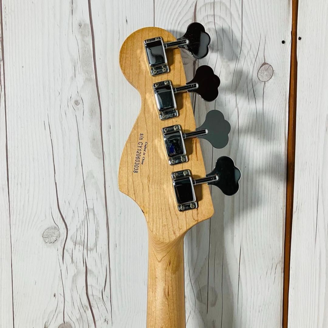 【希少】Squier by Fender J BASS エレキベース レッド