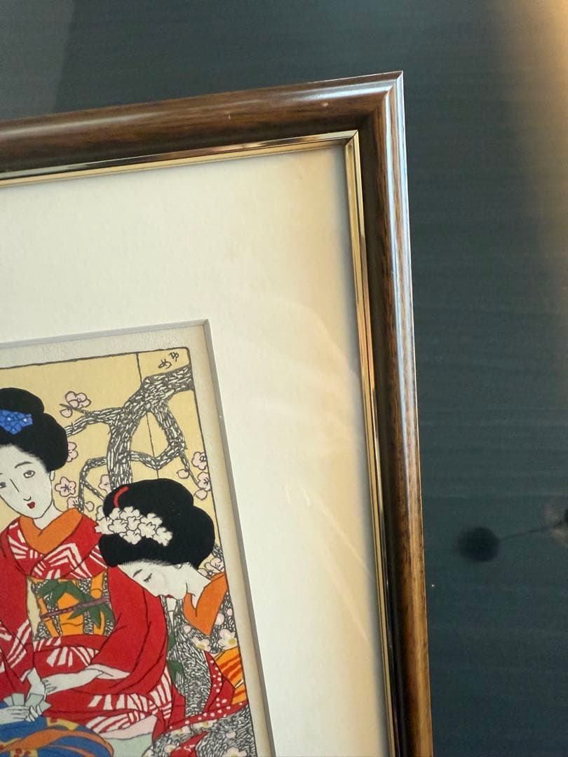 竹久夢二　筆木版画　『カルタ』 出版元　港屋