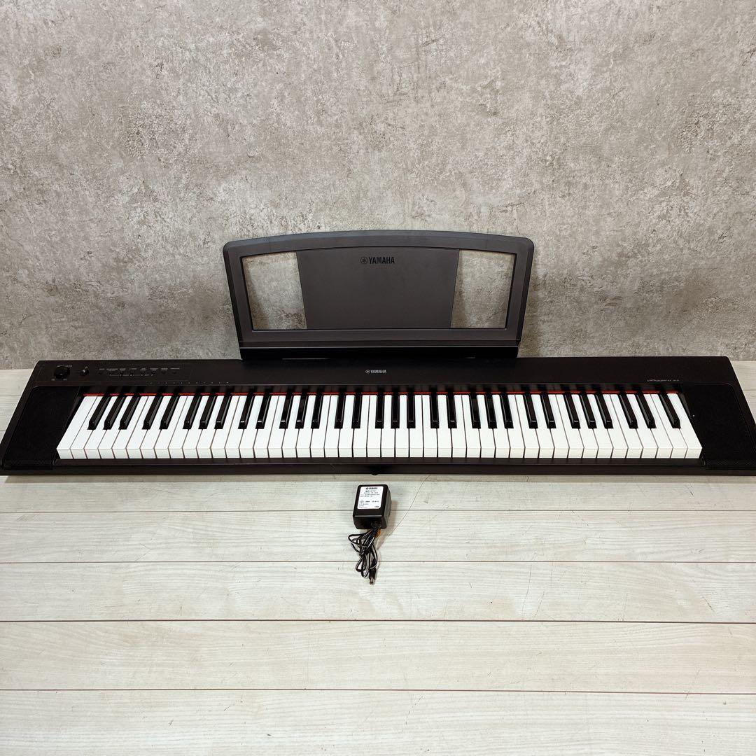ヤマハ 電子キーボード piaggero NP-31 ブラック 76鍵盤 ピアノ