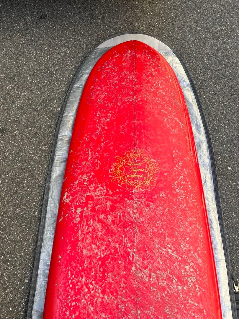 ハーバーロングボード 赤9.2ぐらいです。気になるところは樹脂塗りしています