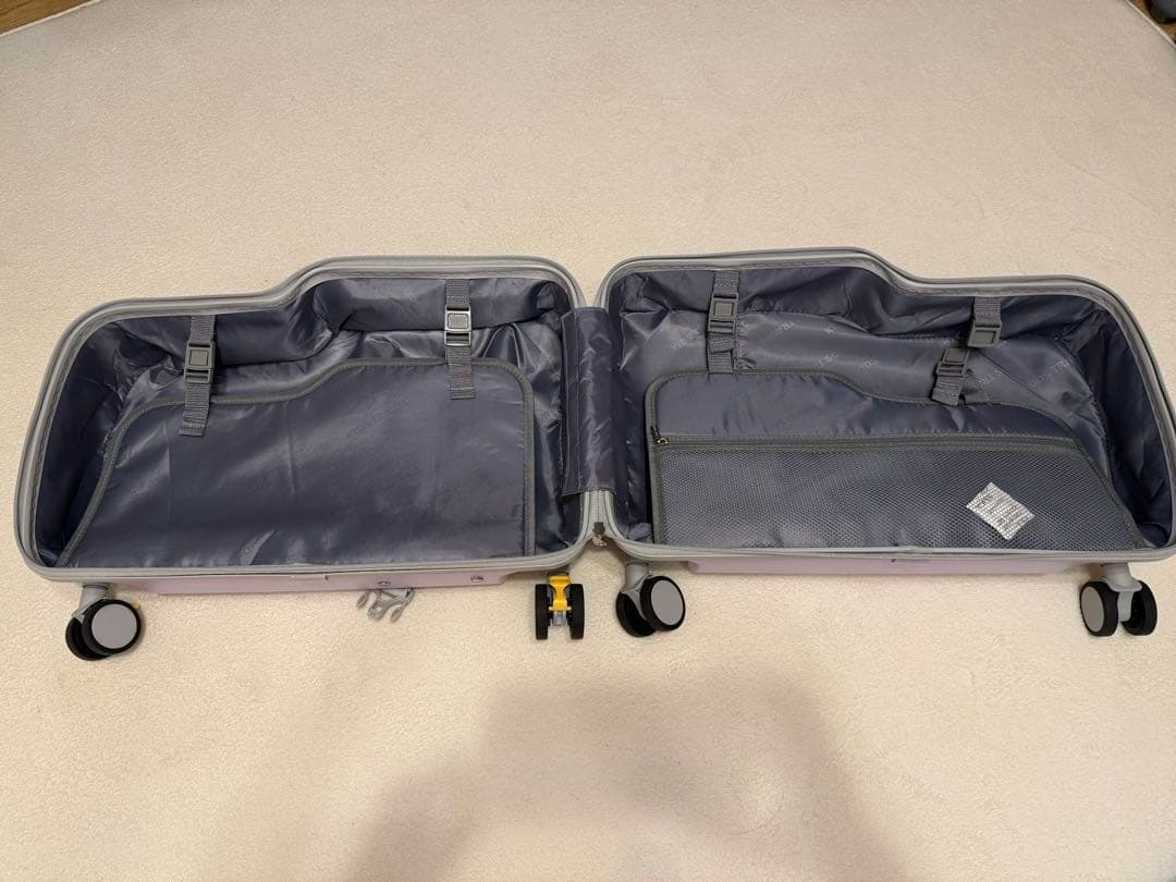 キッズトラベル mini 子供が乗れるキャリーケース 機内持ち込みサイズ