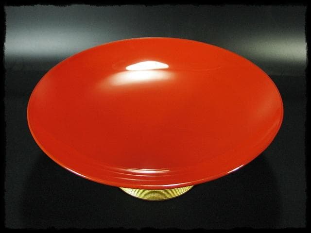 象彦 金糸杯 初釜 高坏 菓子器 茶道具 懐石 酒器 共箱 f310