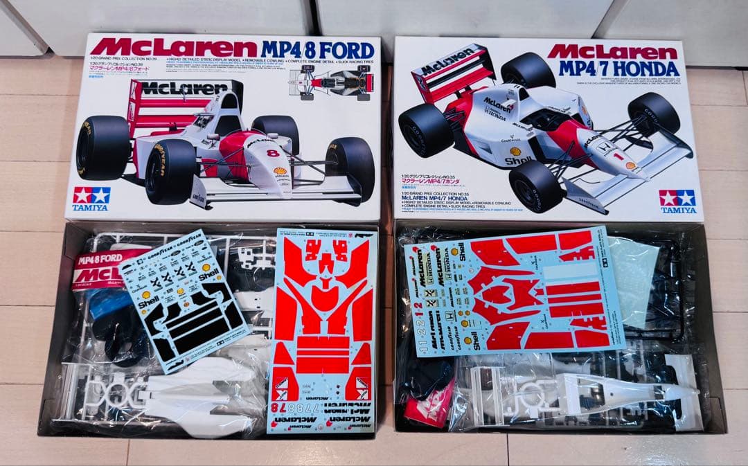 モ*う様 【未組立】タミヤ　マクラーレン　ホンダ　フォード　3台セット　　1/2