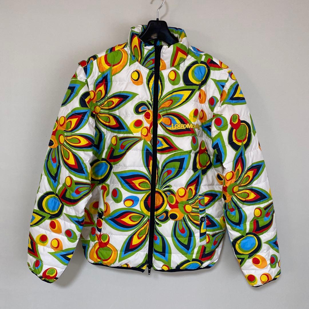 ラウドマウス LOUDMOUTH ダウンジャケットS ゴルフ ダウンベストDMW