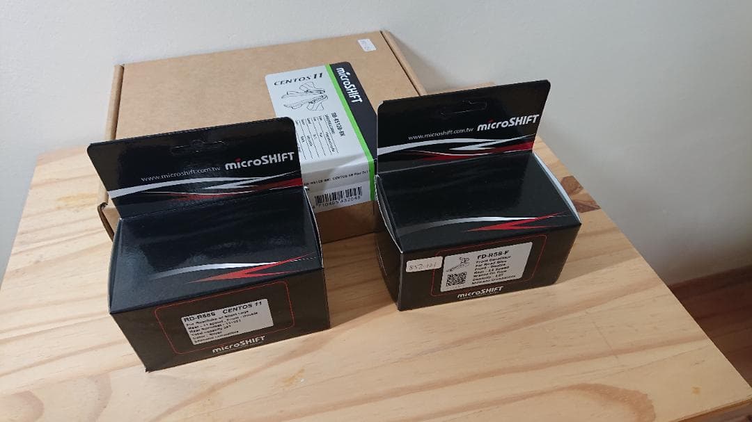 いろいろ屋様Microshift Centos　シマノ互換　 シフトレバーセット