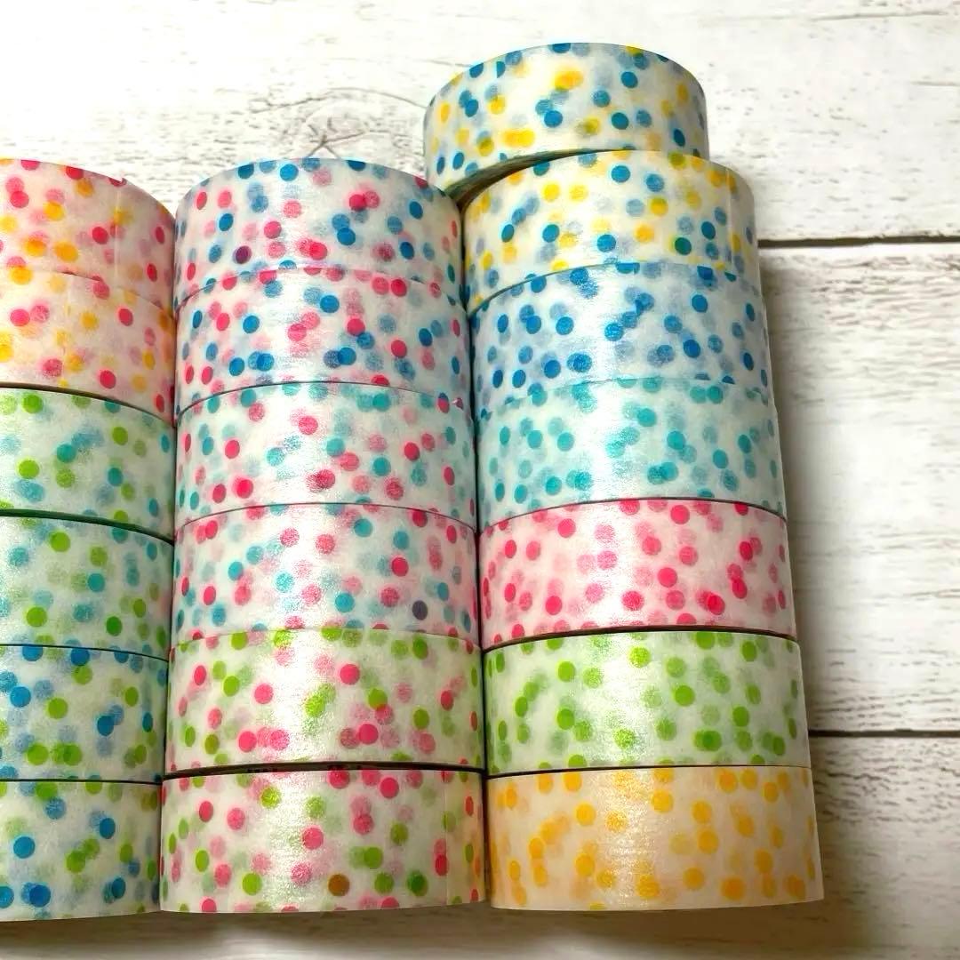 mtカラーセレクトマスキングテープ mlab限定　ドット　チェック全50種類