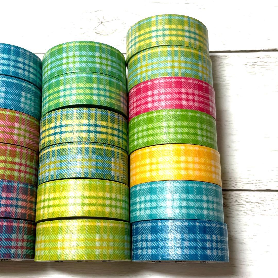 mtカラーセレクトマスキングテープ mlab限定　ドット　チェック全50種類