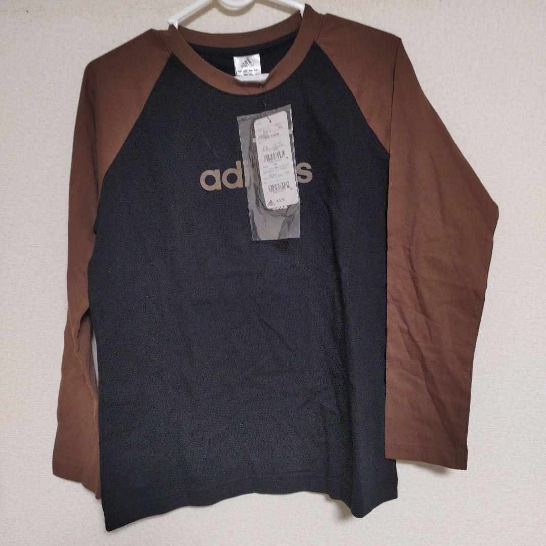 adidas Ｍジャージ 新品　上下 セットアップ 黒、紫　Lサイズの Tシャツ