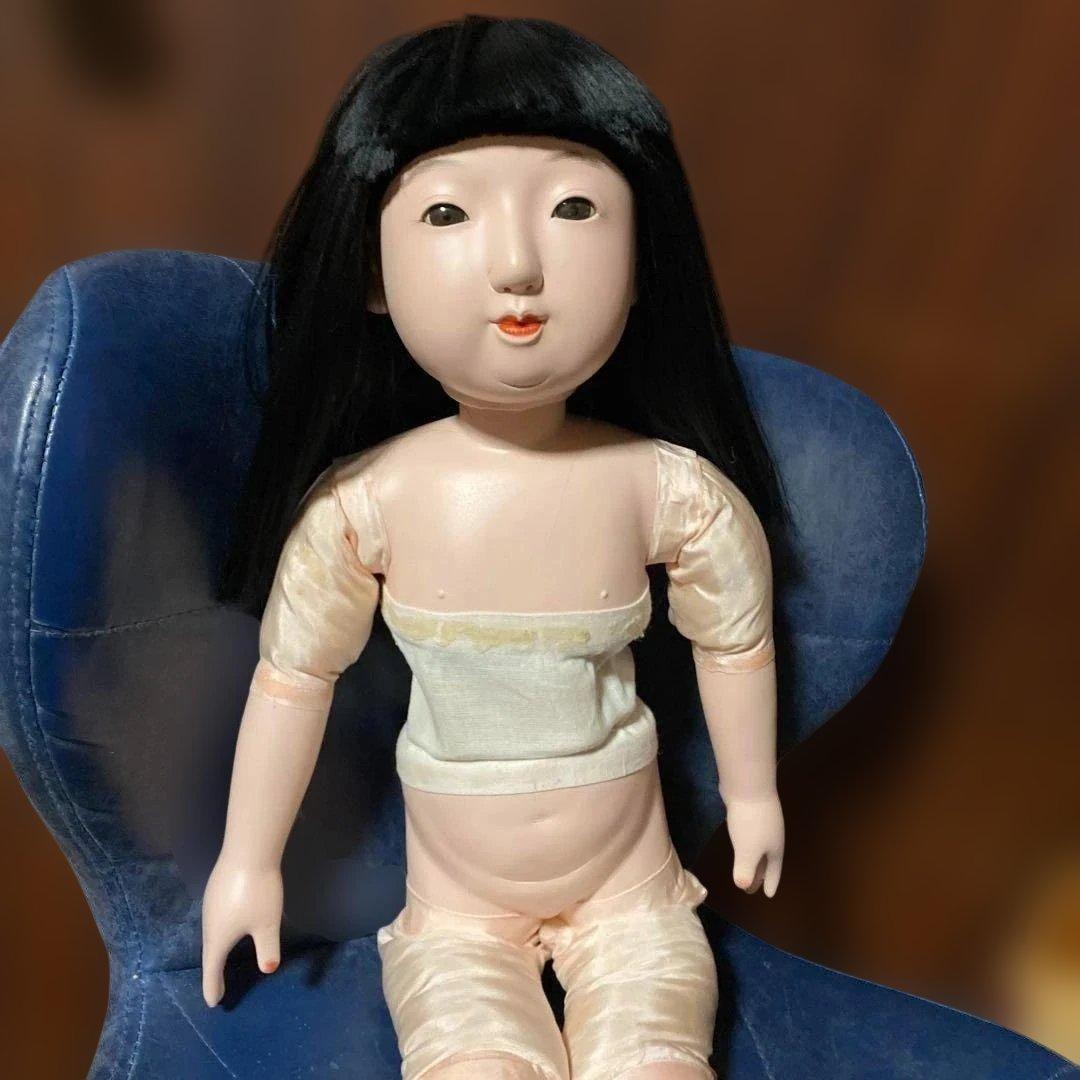 市松人形　１８号　６３ｃｍ　美しい女の子　修理済