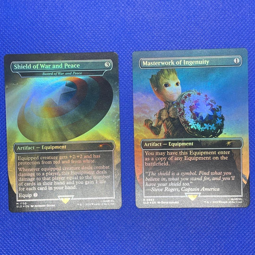 Secret Lair マーベル　キャプテンアメリカ【カードのみ】Foil