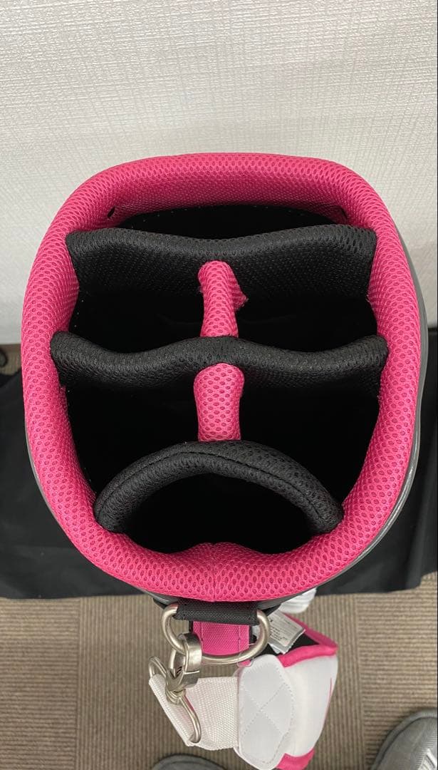 Callaway キャディバッグ ホワイト/グレー/ピンク