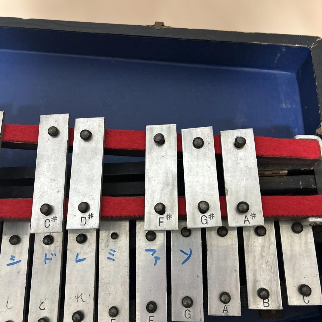 グロッケン 鉄琴　ハードケース 32音
