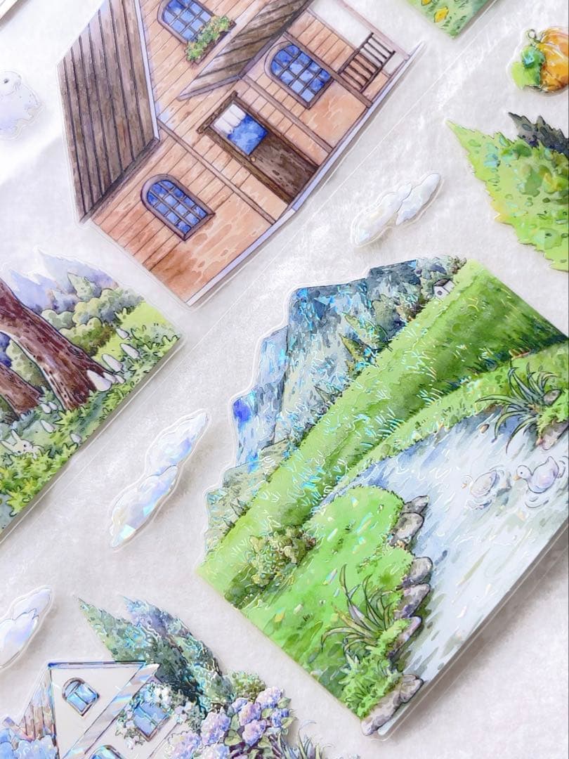 海外マスキングテープ巻売り 野望 風景マスキングテープ