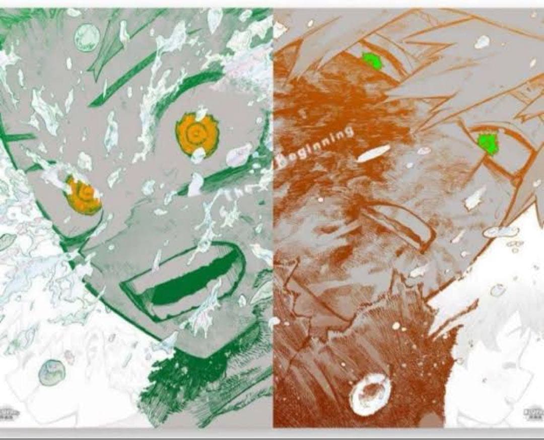 僕のヒーローアカデミア 緑谷出久 爆豪勝己 ポスター The Beginning