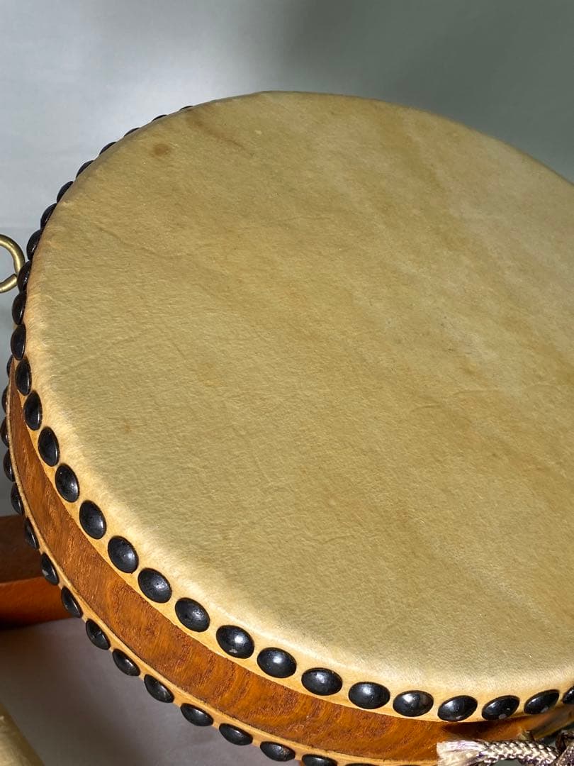 ２１５５❣️ 民謡平太鼓　ミニ　台付　2セット