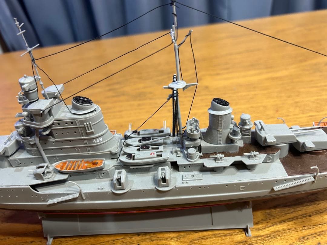 イタリア高速巡洋艦ポーラ1/350サイズ精密製作、完成品送料込み販売