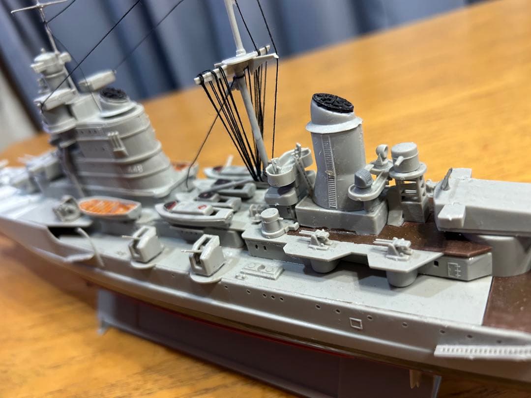 イタリア高速巡洋艦ポーラ1/350サイズ精密製作、完成品送料込み販売