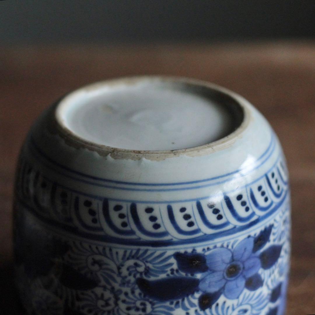 古伊万里 染付 蓋物 古美術 古道具 アンティーク ボンボニエール