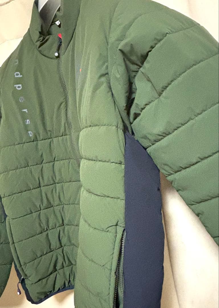 【超美品】and per se アンパスィ オリーブグリーンジャケットLL