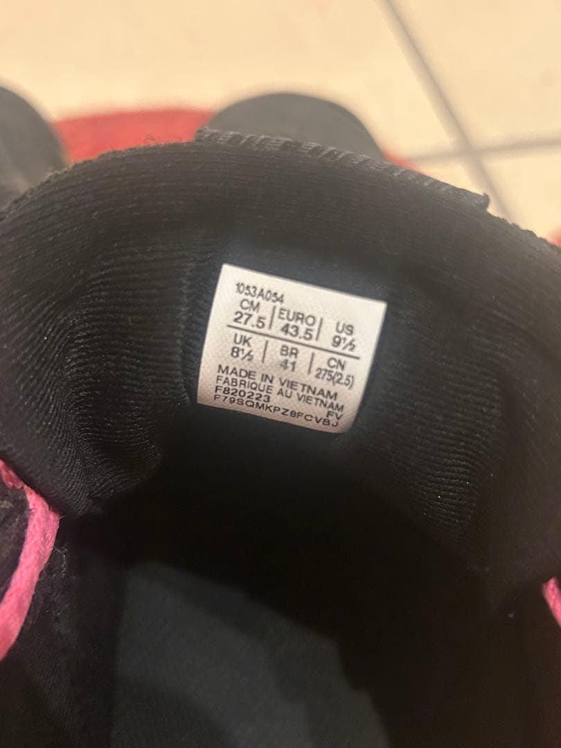 27.5cm asics ローテJapan 黒/ピンク