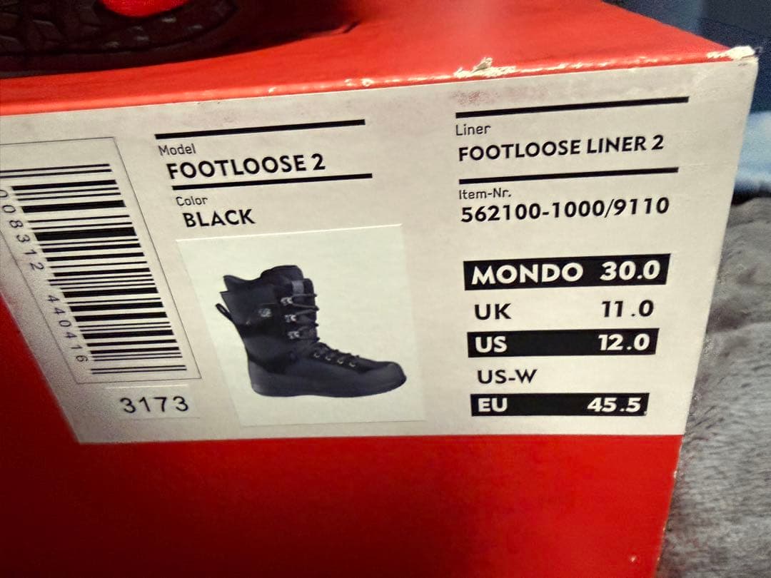 DEELUXE FOOTLOOSE 2 ブラック 30.0