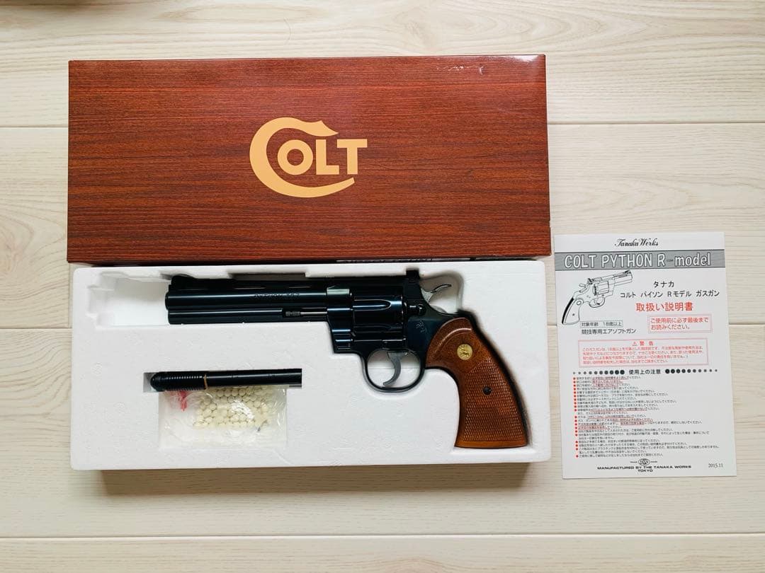 ①タナカ コルトパイソン　357 6インチ Rモデル　　 ヘビーウェイト