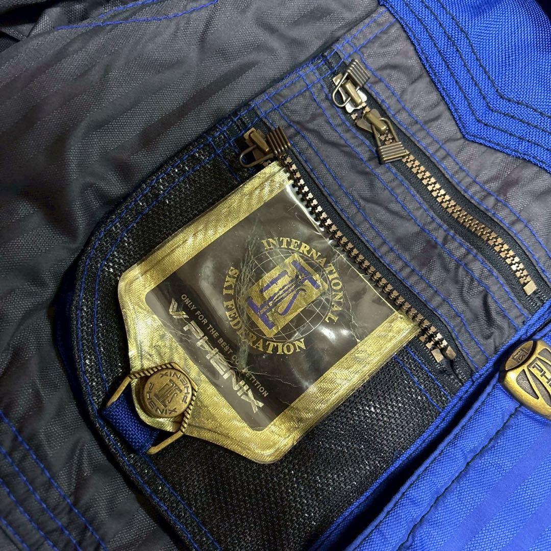 PHENIX スキーウェア 青/黒 フード付き　M 送料無料