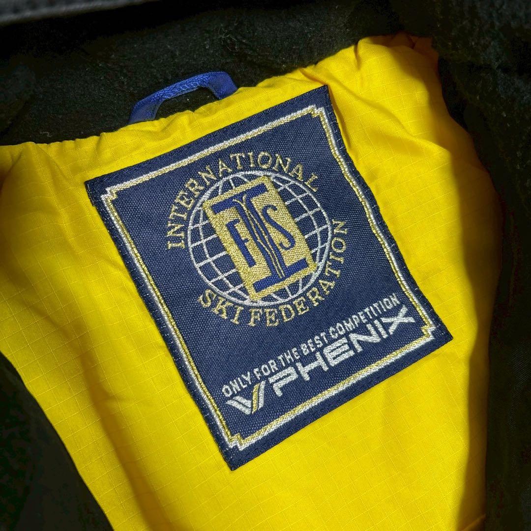 PHENIX スキーウェア 青/黒 フード付き　M 送料無料