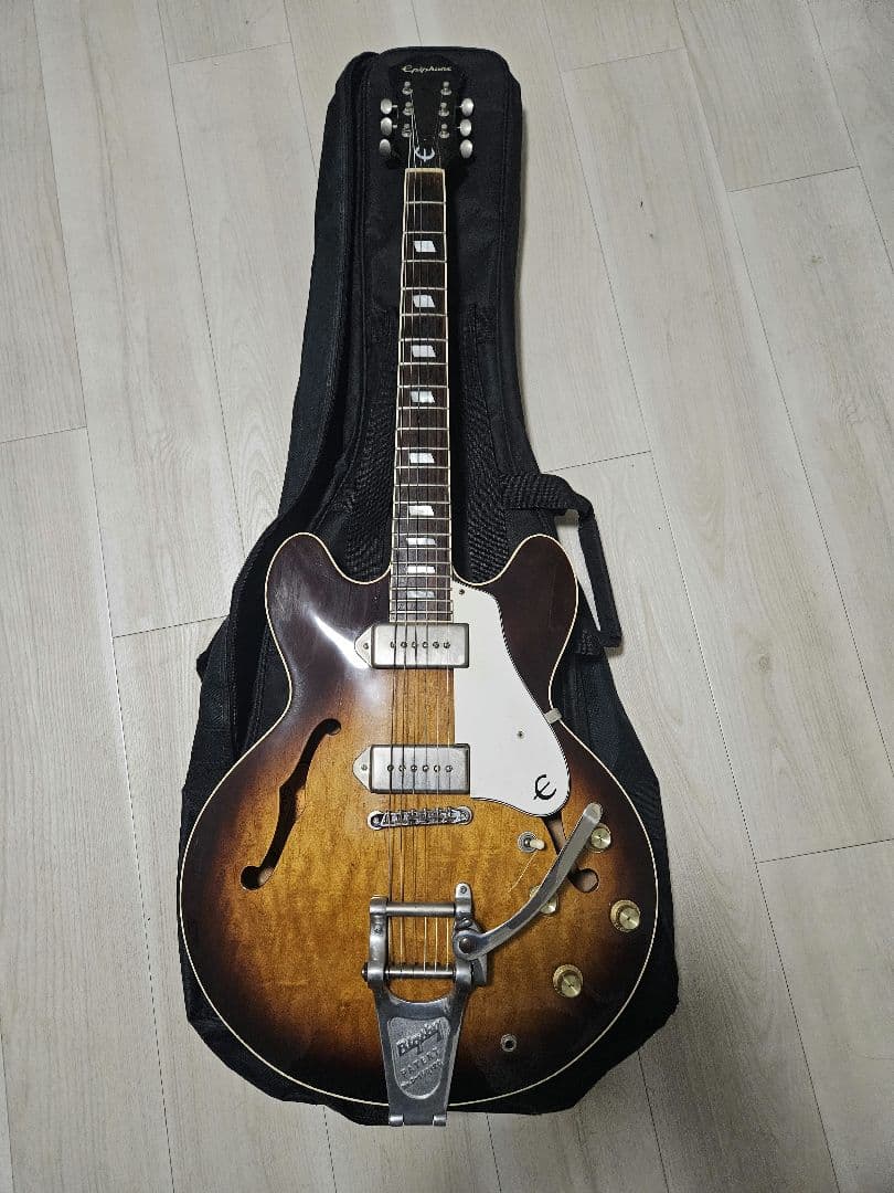 超希少OASISボーンヘッド同型寺田製87年初年度EpiphoneCasino